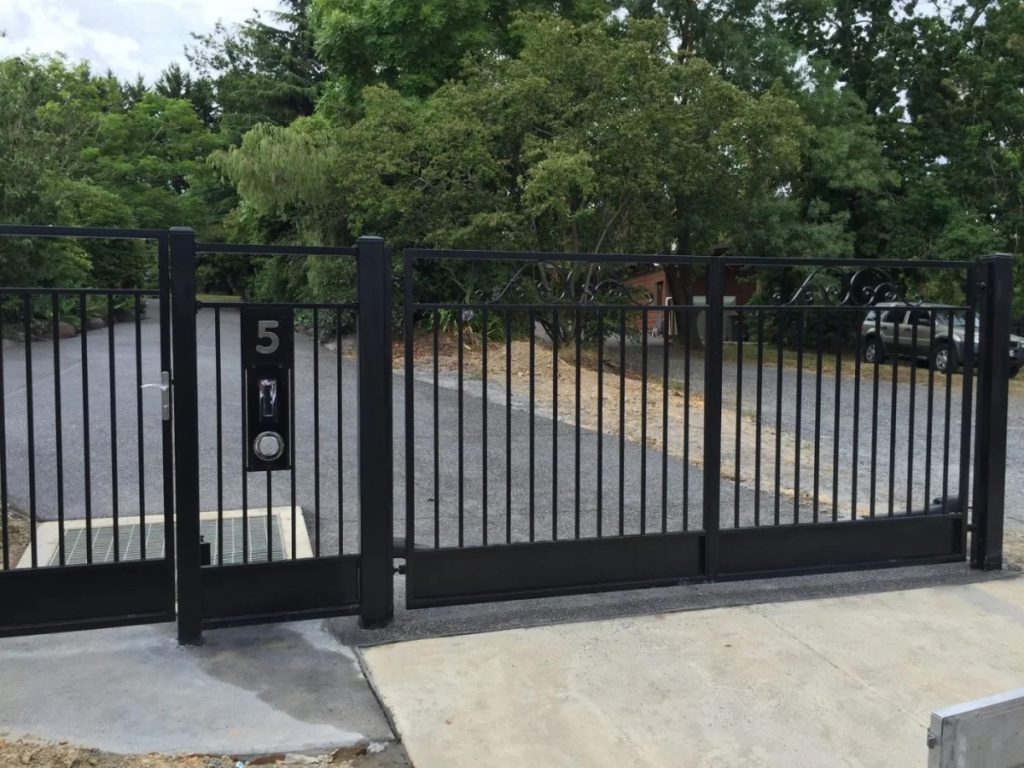 Custom steel gate by Adonai Steel Fabrications